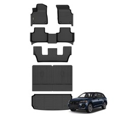 Binmotor-All Weather Car Floor Mats Cargo Liner Set for Audi Q7/SQ7 2020-2025... picture