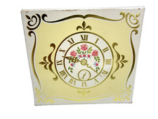Avon Beautiful Awakening Clock Roses Roses Cologne 3 Fl Oz 3/4 Full Box Vintage picture