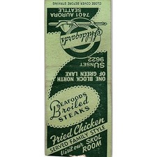 Hildegard's Fried Chicken Skol Room Seattle WA Vintage Matchbook Cover SC7-Y6 picture