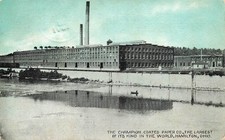 1911 OHIO POSTCARD: THE CHAMPION COATED PAPER CO. HAMILTON, OH picture