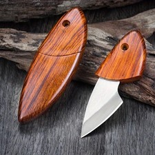 Mini Portable Pocket Knife with Case, Stainless Steel Fruit Knife Barbecue Knife picture