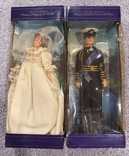 1982 Princess Diana and Prince Charles Of Wales Wedding Dolls Goldberger In Box picture