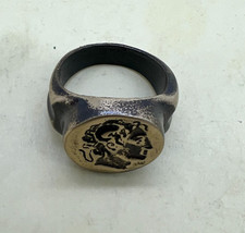 Roman Style Handmade Bronze Imperial Ring Ancient Vintage look spqr Aleexander picture