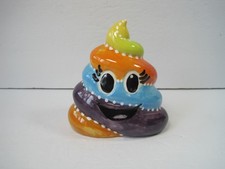 Emoji Rainbow  Cupcake Happy Face Ceramic Piggy Bank 6