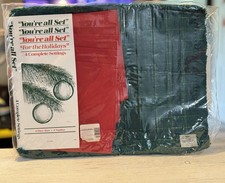 Vintage Reed You’re All Set For The Holidays Placemat Napkin Set 4 Christmas  picture