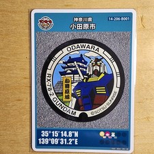 Odawara gundam Manhole card picture
