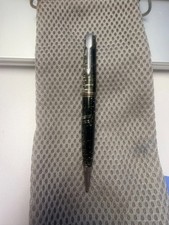 Vintage Parker Vacumatic Mechanical Pencil Silver Pearl Striped Arrow Clip picture