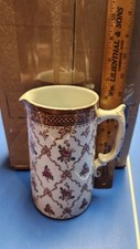 Antique Grimwades Georgia Stoke On Trent Floral Pitcher Vintage .. picture