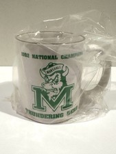New Rare Marshall University Thundering Herd Football 1992 Coffee Mug Cup Gold picture
