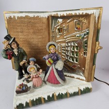 Rare VTG 84 LG Lighted MUSIC Charles Dickens 