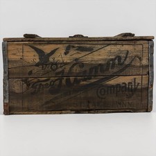 Vintage Pre Prohibition Theo Hamms Beer Crate Wooden Case Box Brewing St Paul MN picture