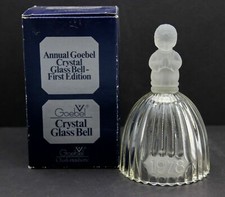 Vintage Annual Goebel Crystal Glass Bell First Edition 1978 picture