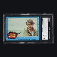 1977 Topps Star Wars A Horrified Luke Sees His Family Killed #26 CGC 8.5 NM-MT+ picture