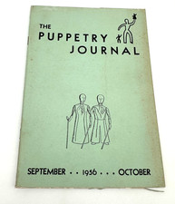 The Puppetry Journal September October 1956 Puppeteers of America Rare Issue picture