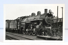 Delaware & Hudson D&H Railroad Steam Locomotive Train Real Photo Postcard RPPC picture