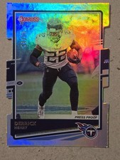 2021 PANINI DONRUSS PRESS PROOF SILVER DIE-CUT DERRICK HENRY /75 picture