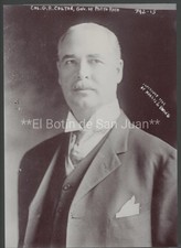 REPRINT OF AN ANTIQUE PHOTO / GEORGE R COLTON- GOV OF PUERTO RICO 1909-13 picture