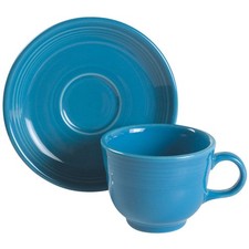 Homer Laughlin Fiesta Peacock Cup & Saucer 4694324 picture