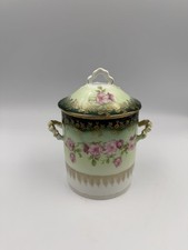 Antique Richmond Bavaria Lidded Condensed Milk Holder Double Handles picture
