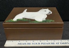 West Highland White Terrier Hand Painted Felt Lined 8