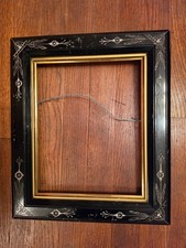 Antique Victorian Eastlake Ebonized Picture Frame picture
