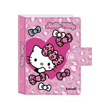 Kamiojapan Hello Kitty Sticker Binder - Leopard Print picture
