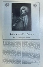 1911 John Lowell, Jr. illustrated picture
