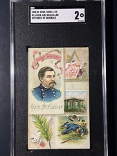 1888 N114 Duke’s Cigs, General McCLELLAN, SGC 2 Civil War History picture