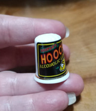 Vintage Hooper's Hooch advertising Thimble. Penzance porcelain picture