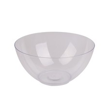 314 FL OZ Clear Plastic Classic Punch Bowl 13.2 x 6.5 IN picture