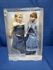 NEW RARE HTF Disney Store Anna And Elsa “Olafs Frozen Adventure” Doll Figure Set picture