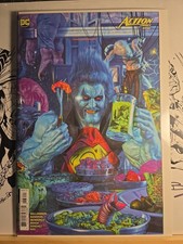 DC Action Comics 1066 1:25 Mark Spears 9.6/9.8 Rare Lobo Comic Book, W/toploader picture