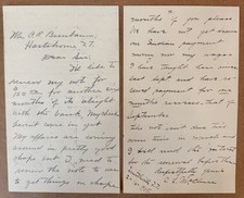 1905 Indian Territory Letter Smithville Choctaw Nation Oklahoma IT Bank History picture