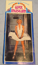 Vintage Hollywood Wax Museum Brochure Marilyn Monroe Superman Hollywood CA 1980s picture