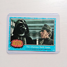 Topps 1977 Star Wars Base Set Card #77 Darth Vader The villainous Darth Vader picture