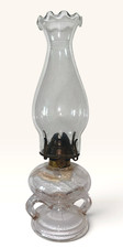 Antique 1868 Patent Double Handle Marriage Unity Oil Lamp Eldorado Burner picture