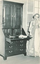 Postcard NC: Thomas Burke Secretary-Desk, Orange County Historical Museum picture