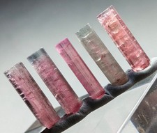 Pink colour terminated tourmaline crystals - 23 Carats picture