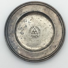 United States Lines Steamship Silver Butter Pat International Silver Co. IS CO picture