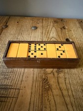 Vintage Butterscotch Bakelite Domino set picture
