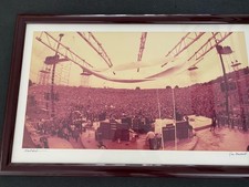 Rare Vintage 1969 Jim Marshall 40”x20” C-print Of Woodstock Festival Stage View picture