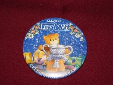 VINTAGE PIN BACK BUTTON ENESCO LUCY & ME CELEBRATING 15 YEARS picture