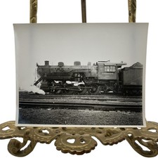 Vintage Steam Locomotive Ligonier 507 Railroad Photo 4x5 B&W Gelatin Orig picture