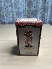 Vintage 1993 Novelino A Christmas Carol Bob Cratchit & Tiny Tim Figurine 5.25” picture
