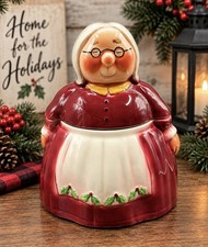 Vintage Tony Wood Mrs Mistletoe Marshall Field’s Staffordshire England Christmas picture