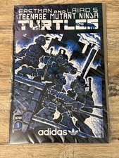 ADIDAS TMNT SHELLTOE SUPERSTAR NINJA TURTLES EASTMAN & LAIRD COMIC #1 - Unopened picture