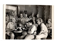 WWII WW2 Original Photo Soldiers Stopping for a Cold One 1940s (Pls READ) picture