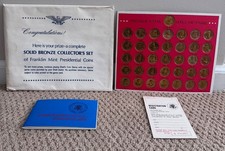 1968 Franklin Mint Presidential Hall Of Fame Complete Set picture