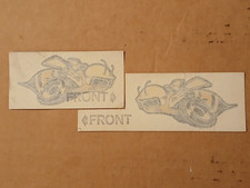 ORIGINAL OEM NOS 1971 DODGE SUPER BEE FENDER DECALS LEFT + RIGHT 3M REFLECTIVE picture