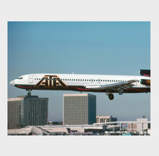 Boeing 727-227/Adv ATA - American Trans Air N783AT 8X10 PHOTO AIRCRAFT AVIATION picture
